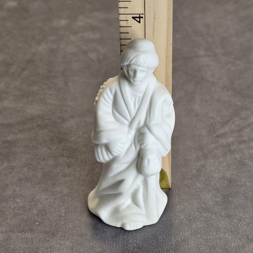 Jade Collection Porcelain Christmas Nativity Shepherd Figure Ceramic‎ Vintage - Picture 7 of 7